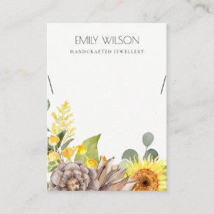Logo ZONKERPIJN CONE FLORAL KETTING Visitekaartje