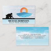 Logo Zonnepanelen | Energietechnicus Visitekaartje (Voorkant / Achterkant)