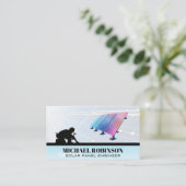 Logo Zonnepanelen | Energietechnicus Visitekaartje (Staand voorkant)