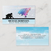 Logo Zonnepanelen | Energietechnicus Visitekaartje (Voorkant / Achterkant)