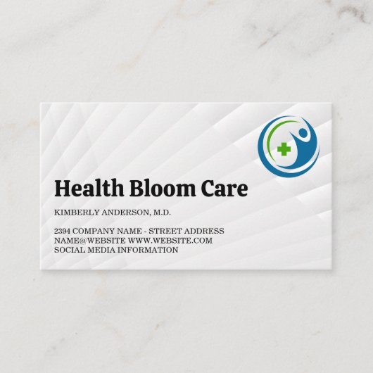 Logo zorgleverancier | Artsen Visitekaartje (Voorkant)