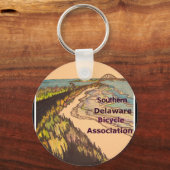 Logo Zuid-Delaware Bicycle Association Sleutelhanger (Voorkant)