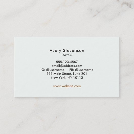 Logo  zuivelfabriek Koe Visitekaartje (Achterkant)