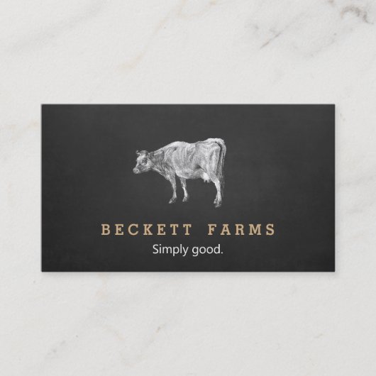 Logo  zuivelfabriek Koe Visitekaartje (Voorkant)