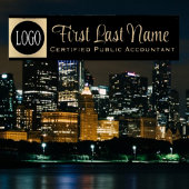 Logo Zwart en Goud Kantoor Deurtekens Naam Bord Deurbordje