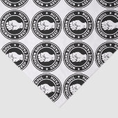 logo zwart tissuepapier (Detail)