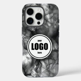 Logo zwart-wit iPhone 16 pro hoesje