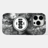 Logo zwart-wit Case-Mate iPhone case (Achterkant (horizontaal))