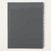 Logo zwart wit monogram initiaal bedrijfs- 2026  planner (Achterkant)