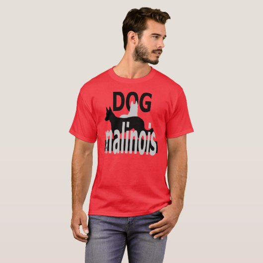 logodogmalinees4 t-shirt (Voorkant volledig)