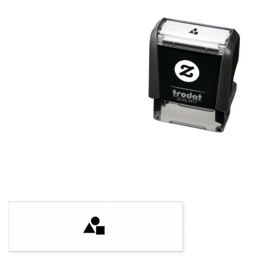 Logomaker Self Inting Rubber Stamp1 Zelfinktende Stempel (In situ)