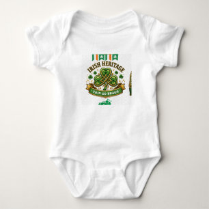 Logoontwerp voor Lucky Irish Spirit-viering Romper