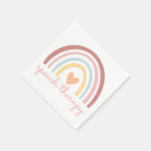 Logopedie I - Boho Regenboog Servet (Hoek)