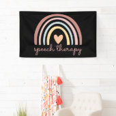 Logopedie I - Boho Regenboog Spandoek (Insitu)