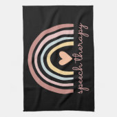 Logopedie I - Boho Regenboog Theedoek (Verticaal)