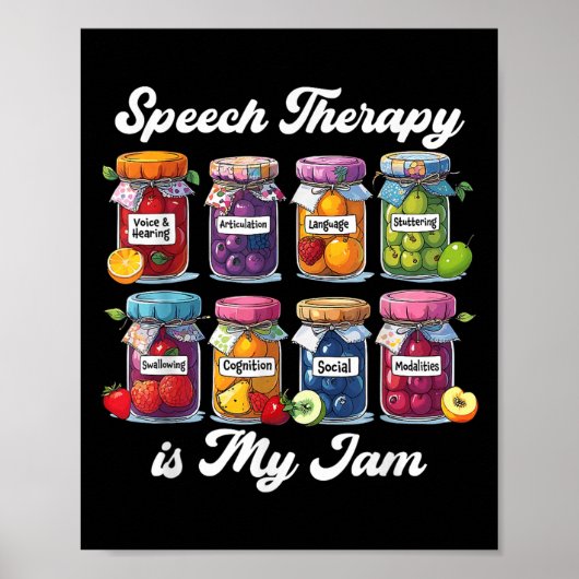 Logopedie Is Mijn Ding Logopedist Poster (Voorkant)