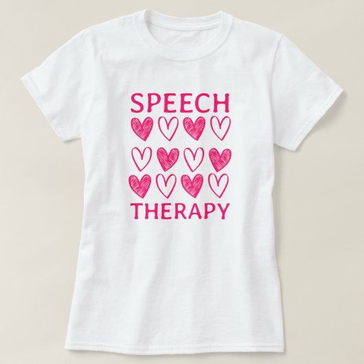 logopedie Schattigee logopedist T-shirt (Design voorkant)
