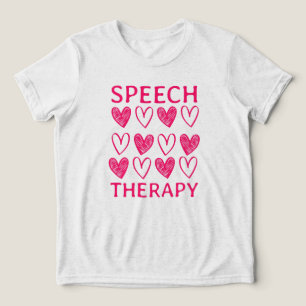 logopedie Schattigee logopedist Tri-Blend Shirt