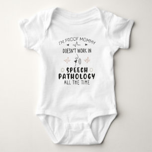 Logopedist Baby Grappige Spraak Logopedie Moeder Romper