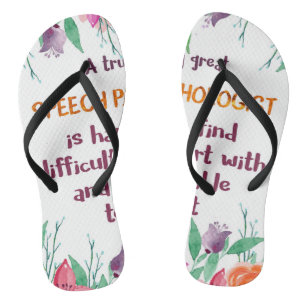Logopedist Geschenk School Spraakterapeut Teenslippers