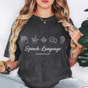 Logopedist Hersen Golf Chat Oor De T-shirt