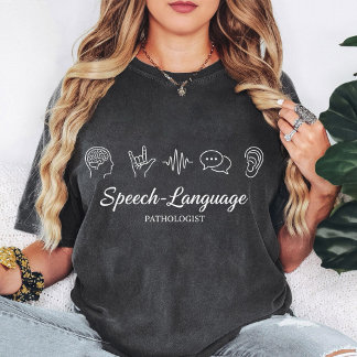 Logopedist Hersen Golf Chat Oor De T-shirt