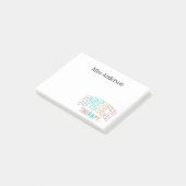 Logopedist Persoonlijk Waarderingscadeau Post-it® Notes (Schuin)