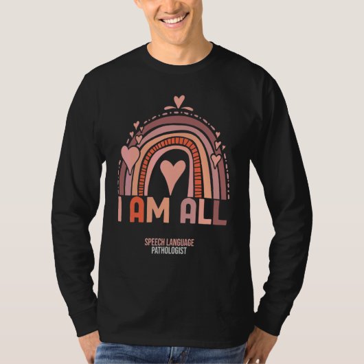 Logopedist Rainbow Assistent Ther T-shirt (Voorkant)