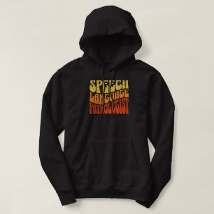 Logopedist Retro Vintage Hoodie