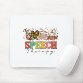 Logopedist Slp Kerstmis Thanksgiving Muismat (Met muis)