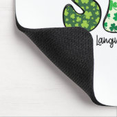 Logopedist St. Patrick's Day-spraak Muismat (Hoek)