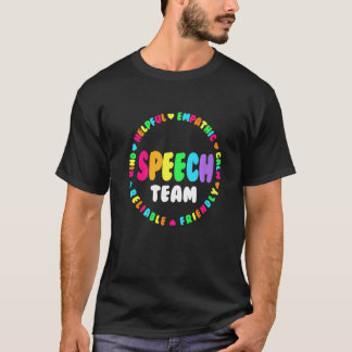 Logopedist Therapie SLP SQUAD of S T-shirt