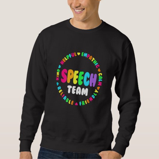 Logopedist Therapie SLP SQUAD of S Trui (Voorkant)