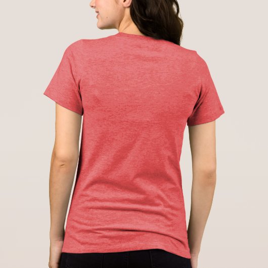Logopedist trui Tri-Blend shirt (Achterkant)