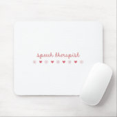 logopedist Valentijnsdag Daisy SLP Therapy Muismat (Met muis)
