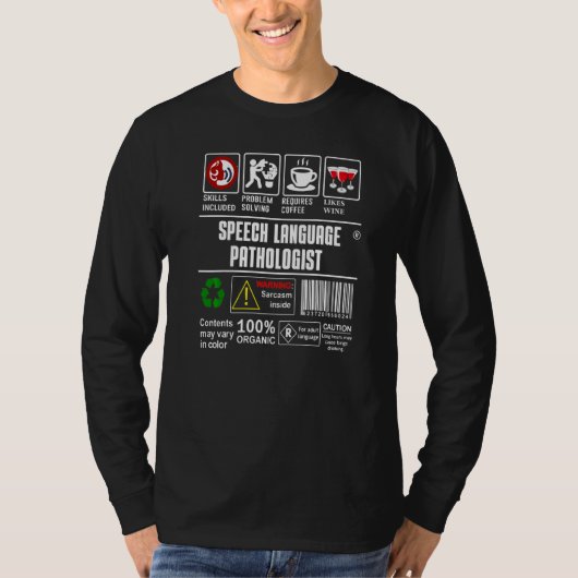 Logopedist Verpakking & Handling L T-shirt (Voorkant)