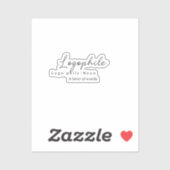 Logopile met Definitie-Sticker Sticker (Vel)