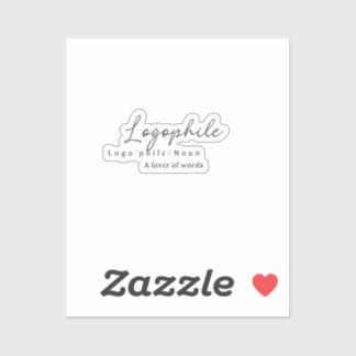 Logopile met Definitie-Sticker Sticker