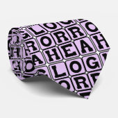 Logorroe, incoherent spraakzaamheid stropdas (Opgerold)