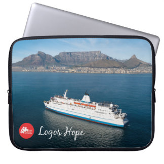 Logo's Hoop in de hoes van de Kaapstad-laptop