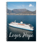 Logos Hope in Kaapstad notebook Notitieboek (Voorkant)