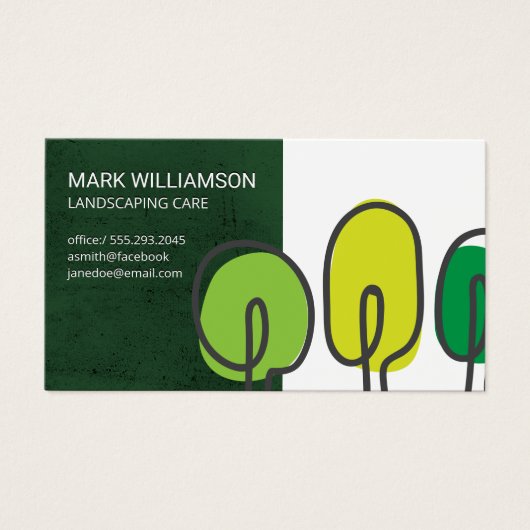 Logo's | Landschapsontwerp Visitekaartje (Voorkant)