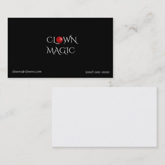 Logos Red Nose Visitekaartje (Voorkant / Achterkant)