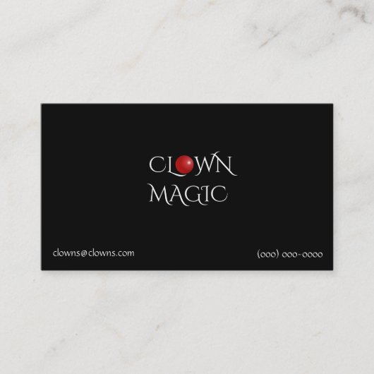 Logos Red Nose Visitekaartje (Voorkant)