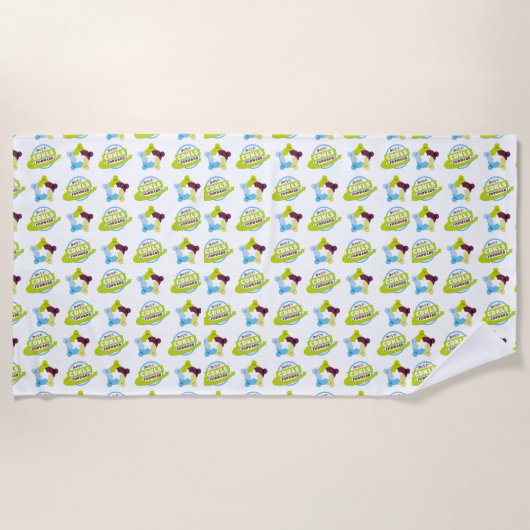 Logo's strandlaken (Voorkant)