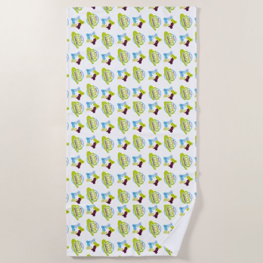 Logo's strandlaken (Voorkant)