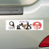 Logo's van 8Bearsvoorgoed.com Bumpersticker (Op auto)