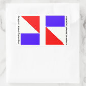 LOGO'S VAN AMERICAN MOTORS CORPORATION HERZIEN RECHTHOEKIGE STICKER (Tas)