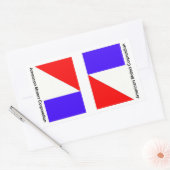 LOGO'S VAN AMERICAN MOTORS CORPORATION HERZIEN RECHTHOEKIGE STICKER (Envelop)