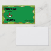 Logo's voor gesloten entertainers visitekaartje (Voorkant / Achterkant)